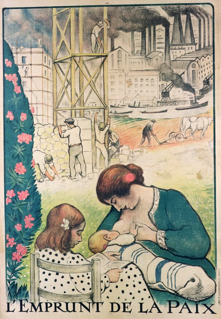 Manifesto pubblicitario del Prestito di pace, 1919